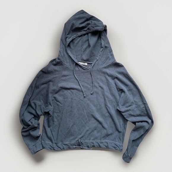 Groceries Apparel Organic Cotton Hooded Sweatshirt Large USA Made Comfy Coastal - Picture 1 of 8